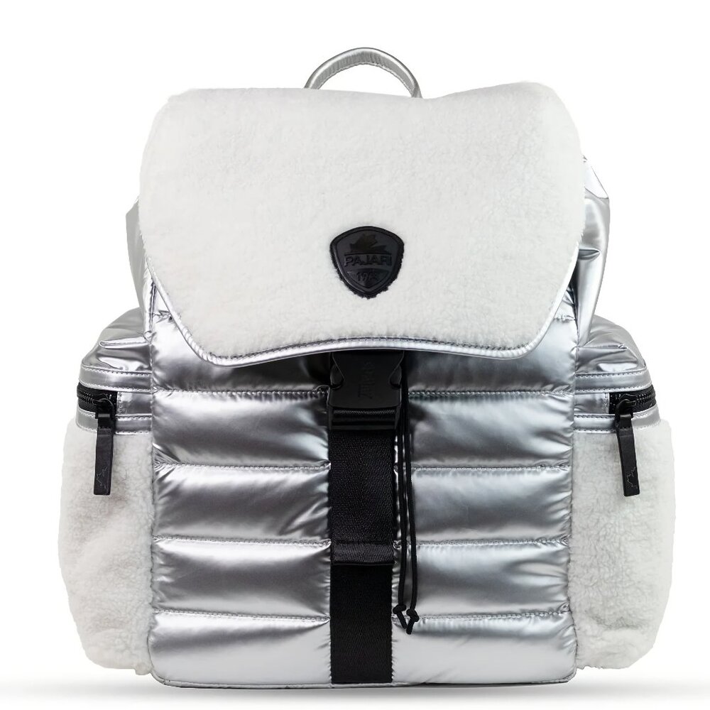 NEW Pajar Shearling Puffy Quilted  Waterproof Insulated Back Pack